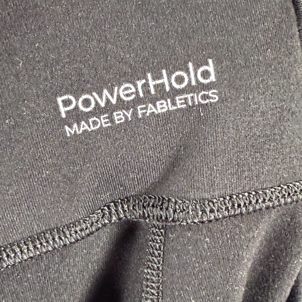 Fabletics PowerHold Leggings Women W31 Black Training Fitness Gym Yoga Athletic - Picture 16 of 16